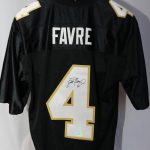 Brett Favre Signed Southern Miss Custom Black Jersey – Super