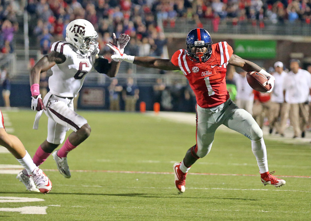 Laquon Treawell has plenty of attributes besides speed. (Photo by Joshua McCoy) Photo by Joshua McCoy/Ole Miss Athletics