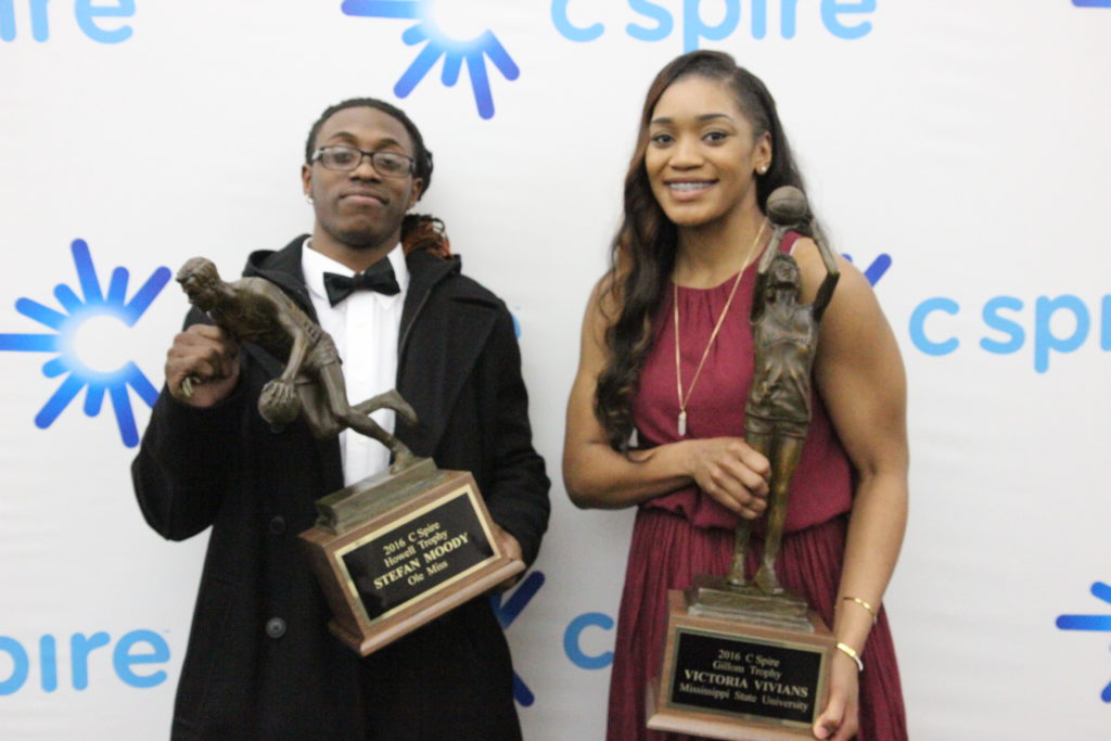 Repeat winners: Stefan Moody and Victoria Vivians.