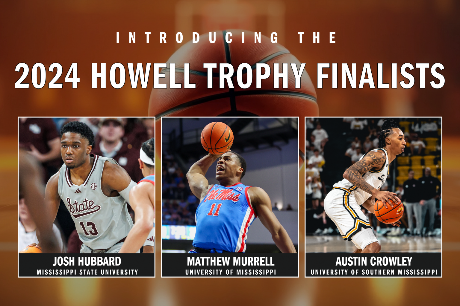 Finalists Announced for the 2024 Howell and Gillom Trophies honoring